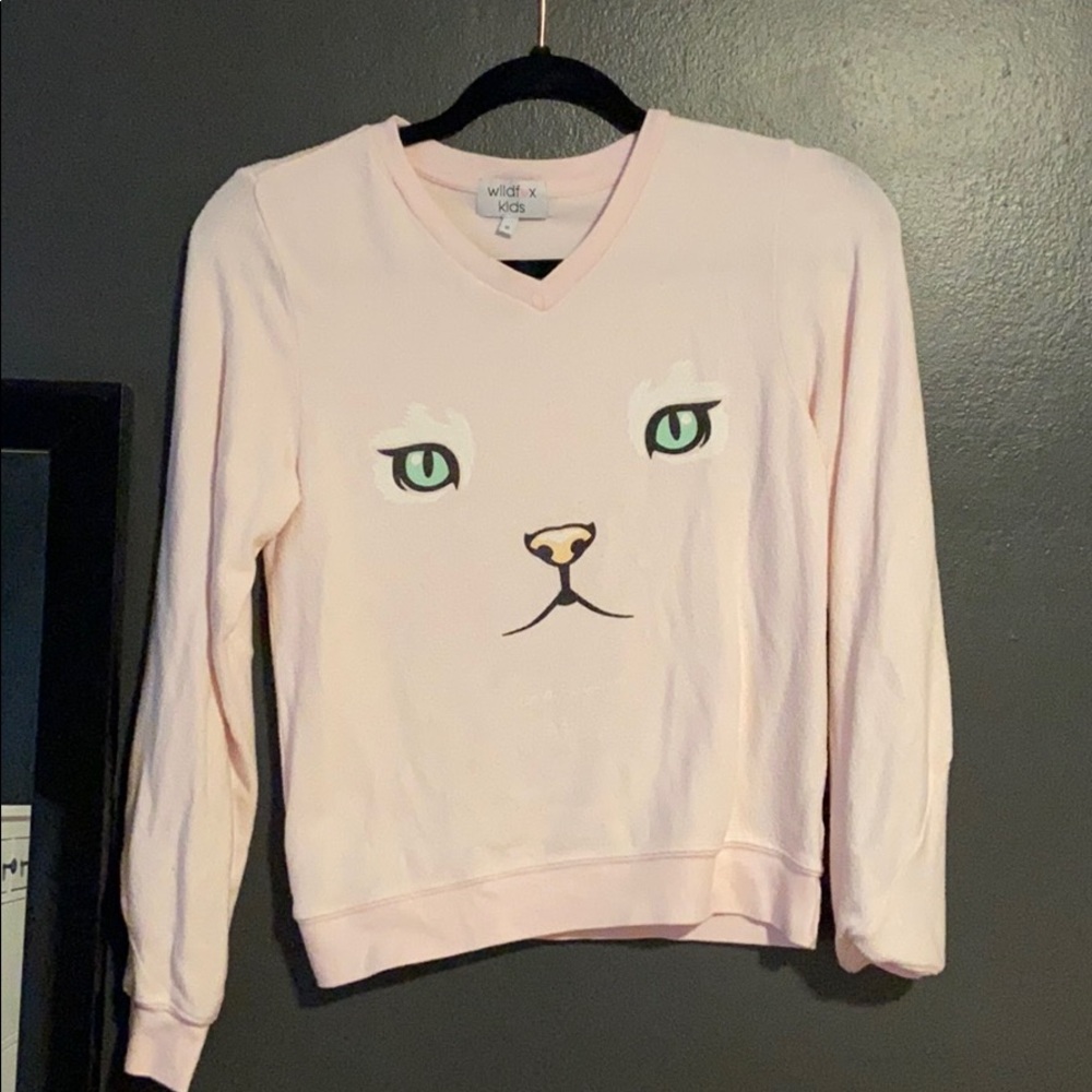 cat wildfox kids sweatshirt